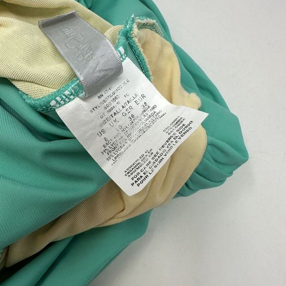 MagicSuit Natalie 1PC Swimsuit Sz 8 Ruched Tummy Control Bathing Suit Swim Green - Picture 5 of 5